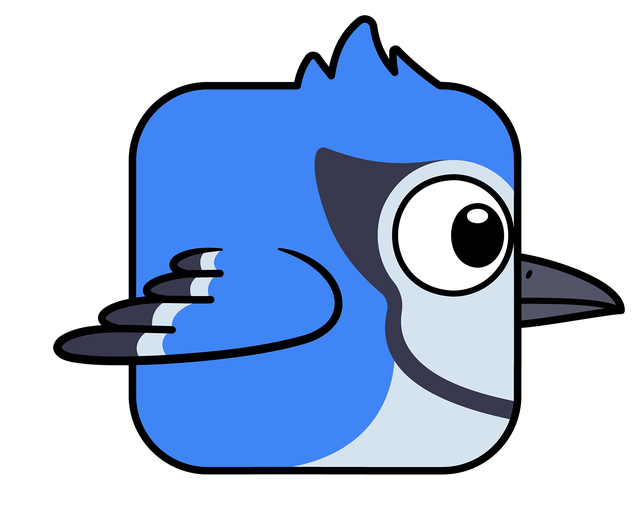 Bird gliding